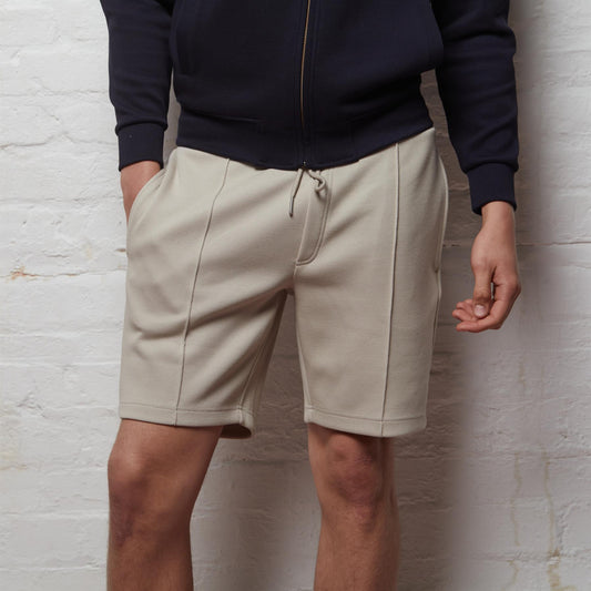 V56GD04 Mens Becker Sweat Shorts Gabicci Vintage - CEMENT