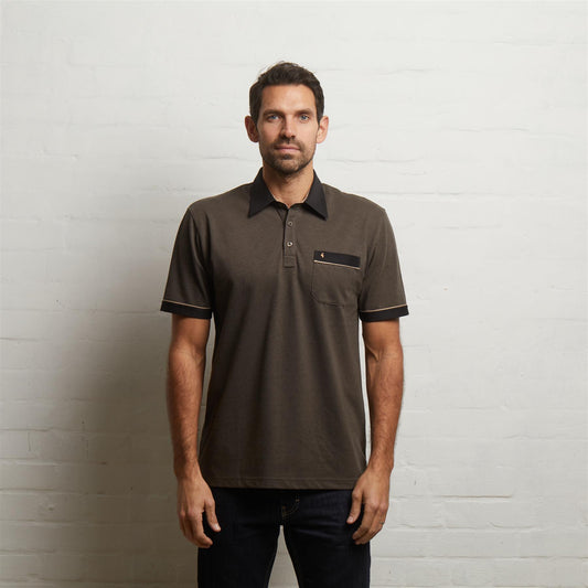 G55X11 Short Sleeve Jersey Shirt Gabicci Classic IVY