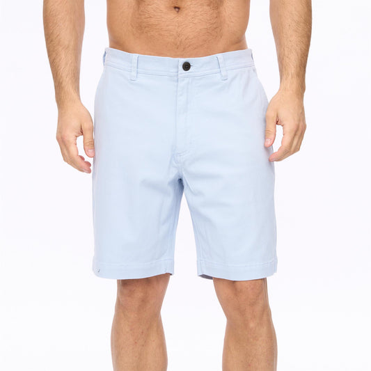 G56V01 Mens Stretch Twill Shorts Gabicci Classic - SURF