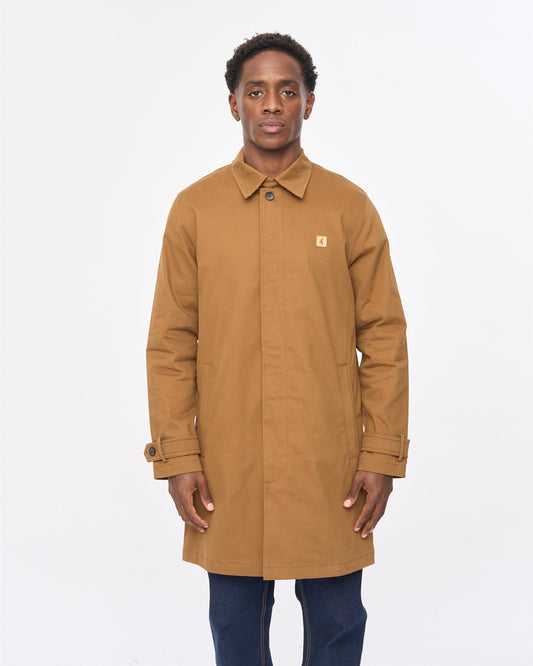 V57GJ12 Mens Houghton Rain Mac Jacket Gabicci Vintage - CARAMEL