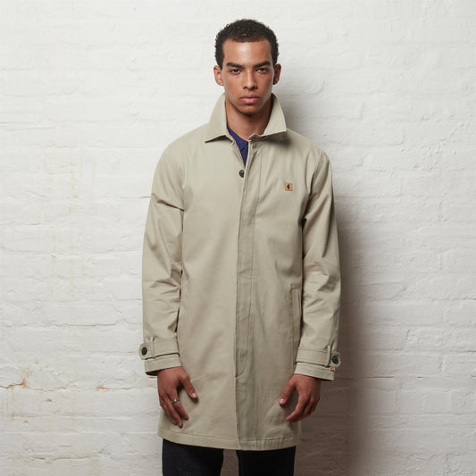 V56GJ12 Mens Houghton Paisley Lined Rain Mac Gabicci Vintage - MINT