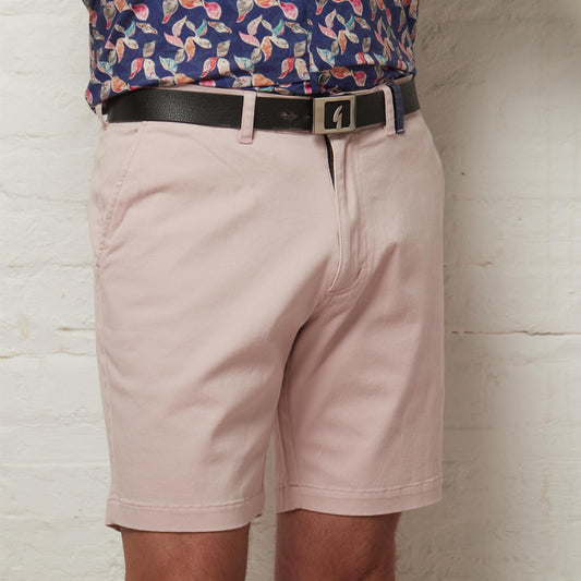 G56V01 Mens Stretch Twill Shorts Gabicci Classic - CANDY