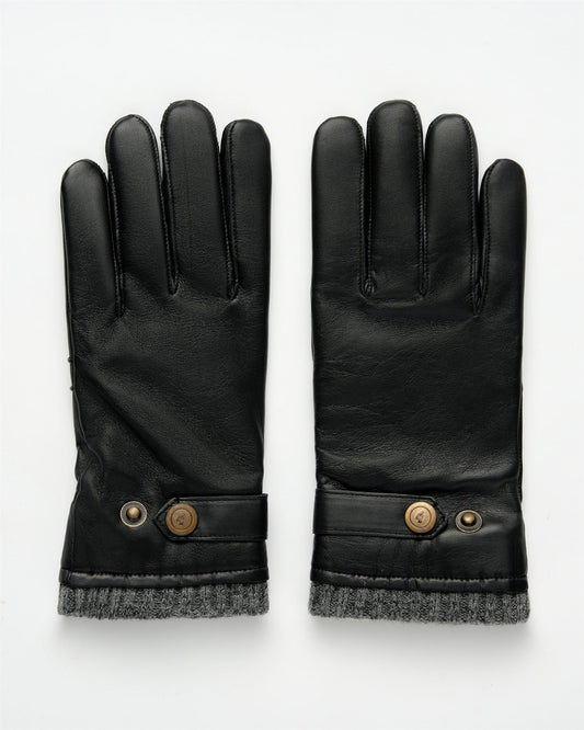 AGABG02 Knitted Cuff Glove BLACK