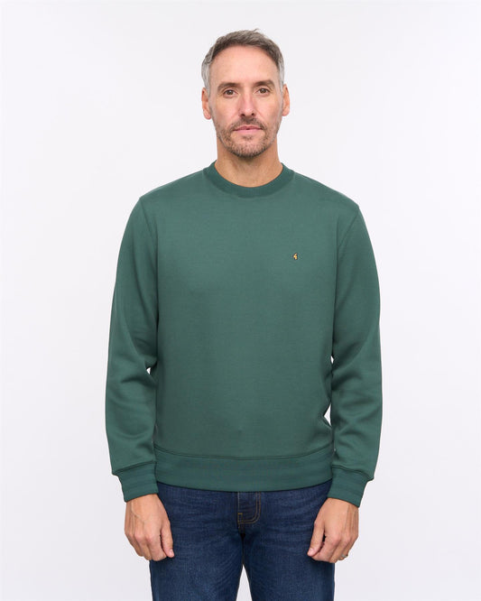 G57D03 Mens Crew Sweat Gabicci Heritage - IVY
