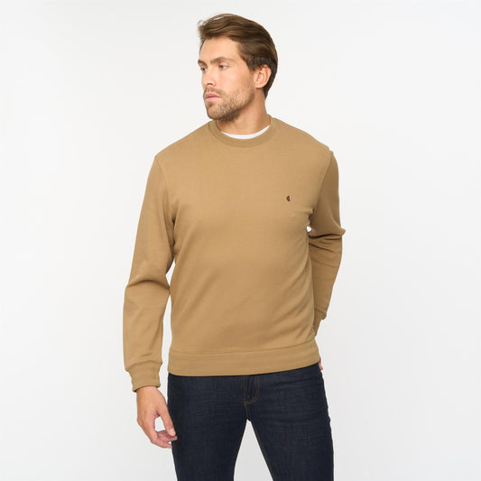 G55D03 Crew Neck Sweat Gabicci Classic GRANOLA