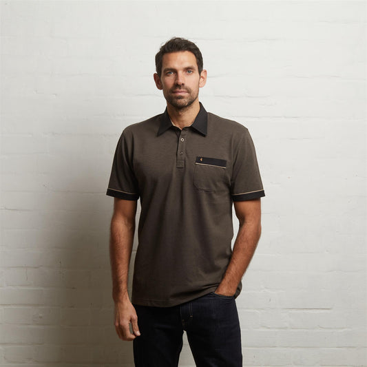 G55X11 Short Sleeve Jersey Shirt Gabicci Classic IVY