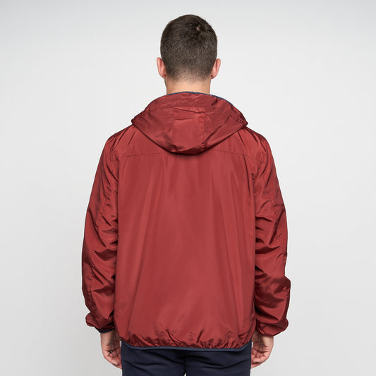 V00GJ14 Mens Festival Hooded Jacket Gabicci Vintage - RIOJA