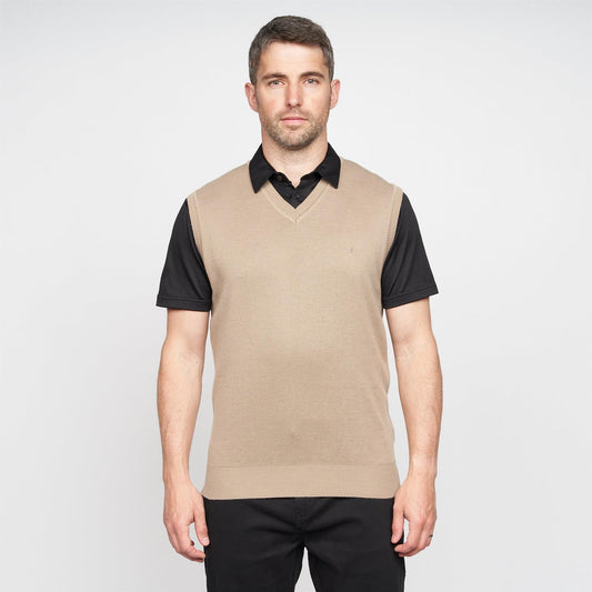 G00K03 Mens Slipover Gabicci Classic - STONE