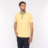 V54GX19 Mens Laleham Jersey Polo Shirt Gabicci Vintage - PINEAPPLE