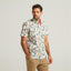G52W09 Mens Short Sleeve Printed Shirt Gabicci Classic - CORAL