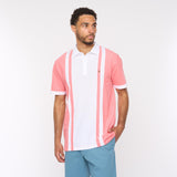 G52X01 Mens Short Sleeve Oxford Jeresy Polo Shirt Gabicci Classic - WHITE
