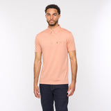 V54GX18 Mens Ladro Jersey Polo Shirt Gabicci Vintage - PEACH