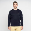 G00K04 Mens Crew Neck Sweater Gabicci Classic - DENIM