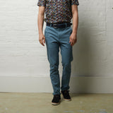 V54GT14 Mens Curtis Stretch Twill Trousers Gabicci Vintage - AQUA