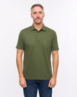 G57Z05 Mens Short Sleeve Jersey Polo Gabicci Heritage - KHAKI