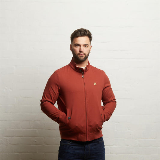 V55GJ13 Mens Hamilton Twill Harrington Gabicci Vintage - PAPRIKA