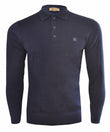 V00GK08 Mens Francesco Polo Collar Sweater Gabicci Vintage - NAVY