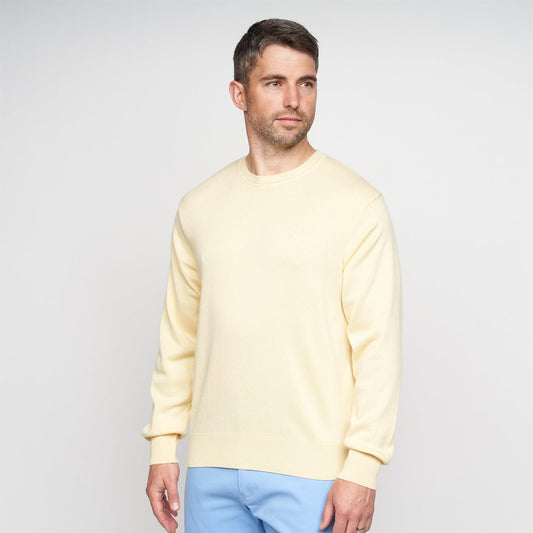 G00K04 Mens Crew Neck Sweater Gabicci Classic - CORN