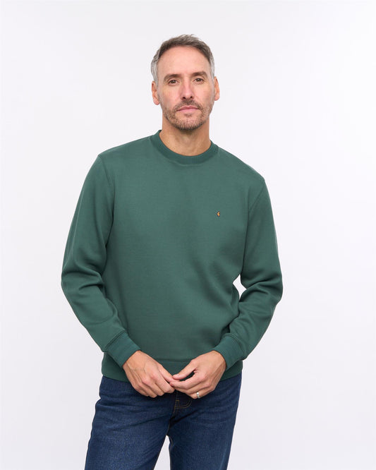 G57D03 Mens Crew Sweat Gabicci Heritage - IVY