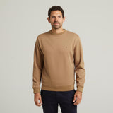 G54D03 Mens Crew Neck Sweat Gabicci Classic - GRANOLA