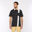 G52X17 Mens Short Sleeve Plated Jersey Polo Shirt Gabicci Classic - BLACK