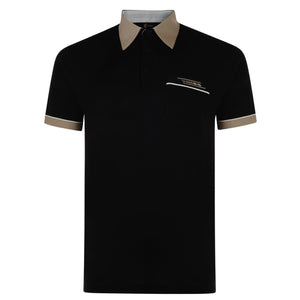 G00X62 Mens Polo Shirt Gabicci Classic - BLACK