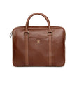 AGABB06 Leather Joe Laptop Bag CHESTNUT