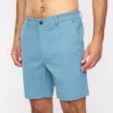 V54GV01 Mens Cooper Stretch Twill Shorts Gabicci Vintage - AQUA