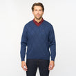 G55M04 Fancy Vee Neck Sweater Gabicci Classic ATLANTIC
