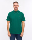 G57X14 Mens Short Sleeve Pique Polo Gabicci Heritage - DARK GREEN