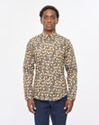 V57GW06 Mens Brodie Long Sleeve Shirt Gabicci Vintage - FOREST