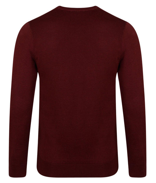 V00GK06 Mens Brandon Vee Neck Sweater Gabicci Vintage - PORT