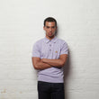 V56GK04 Mens Jackson Short Sleeve Plain Knit Polo Gabicci Vintage - HEATHER