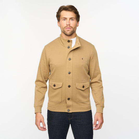G55D06 Button Thru Sweat Gabicci Classic GRANOLA