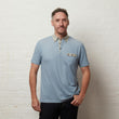 G56X16 Mens Short Sleeve Oxford Collar Jersey Polo Gabicci Classic - DELFT