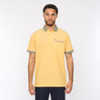 G52X09 Mens Short Sleeve Oxford Jersey Polo Shirt Gabicci Classic - SUNBEAM
