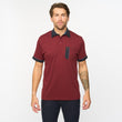 G55X10 Short Sleeve Jersey Shirt Gabicci Classic MULBERRY