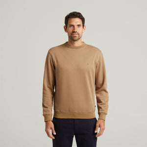 G54D03 Mens Crew Neck Sweat Gabicci Classic - GRANOLA