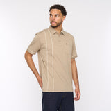 G52X16 Mens Short Sleeve Plated Jersey Polo Shirt Gabicci Classic - STONE
