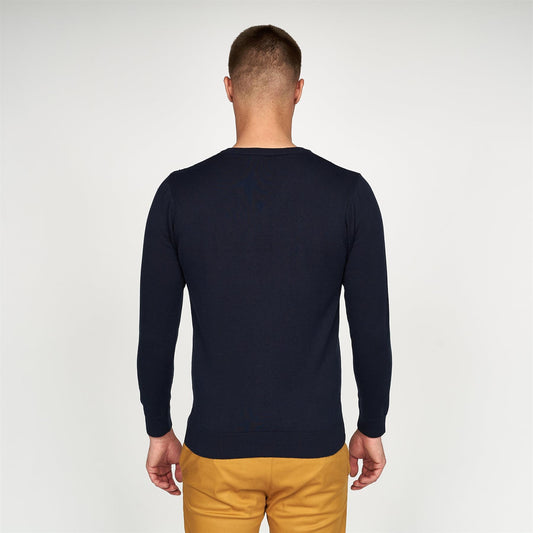 V00GK06 Mens Brandon Vee Neck Sweater Gabicci Vintage - NAVY