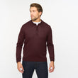 G55K20 Merino Polo Neck Sweater Gabicci Classic MULBERRY