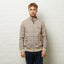 V54GJ11 Mens Hadrian Paisley Lined Check Jacket Gabiici Vintage - LATTE