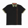 G51X08 Mens Short Sleeve Jersey Polo Shirt Gabicci Classic - BLACK