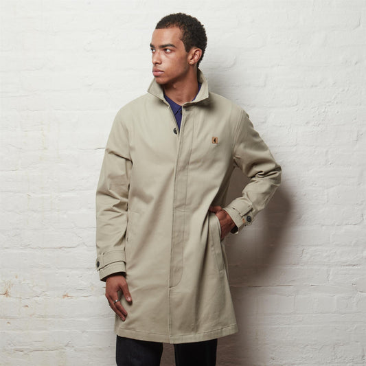 V56GJ12 Mens Houghton Paisley Lined Rain Mac Gabicci Vintage - MINT