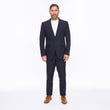 T56GA05 Mens Jacket and Trouser Linen Suit Gabicci Classic - NAVY