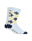 AGABS67 3 Pair Pack Assorted Socks Assorted SKY