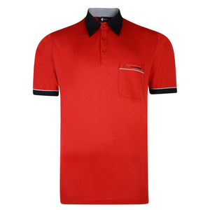 G00X62 Mens Polo Shirt Gabicci Classic - RED