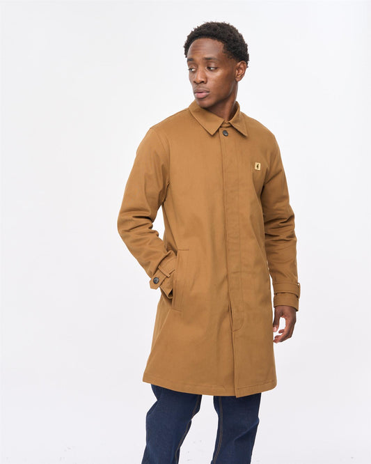 V57GJ12 Mens Houghton Rain Mac Jacket Gabicci Vintage - CARAMEL