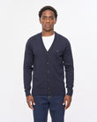 V57GK22 Mens Macklin Long Sleeve Button Thru Cardigan Gabicci Vintage - NAVY
