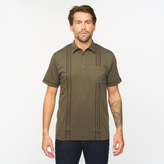 G55X01 Short Sleeve Jersey Shirt Gabicci Classic IVY